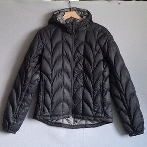 Outdoor Research OR Aria Womens Large Black 80% Goose Down Puffer Jacket J